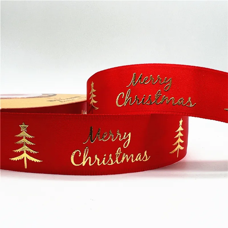 Add Festive Flair with Christmas Printed Polyester Ribbon