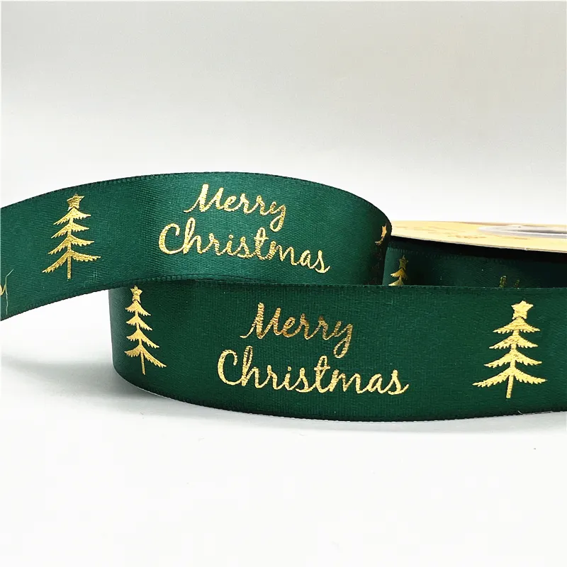 Add Festive Flair with Christmas Printed Polyester Ribbon